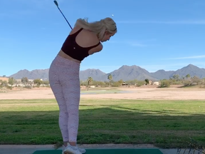 Golfer Paige Spirinac says she prefers not to wear underwear while on the course.