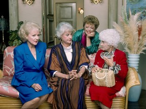 The Golden Girls stars (from left to right): Betty White, Beatrice Arthur, Rue McClanahan and Estelle Getty.