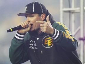 Vanilla Ice performs at Commonwealth Stadium in Edmonton on Friday, November 2, 2012.