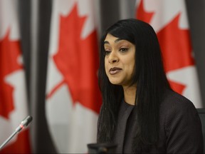 Youth Minister Bardish Chagger says the WE organization won't manage the federal government's $900-million program to pay students and fresh graduates for volunteer work this summer. Minister of Diversity and Inclusion and Youth Bardish Chagger speaks during a press conference on Parliament Hill amid the COVID-19 pandemic in Ottawa on Thursday, June 25, 2020.
