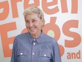 Ellen DeGeneres attends the premiere of Netflix's "Green Eggs And Ham" at Hollywood American Legion on November 03, 2019 in Los Angeles, California.