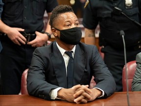 Actor Cuba Gooding Jr. appears in New York Criminal Court in the Manhattan borough of New York City, Aug. 13, 2020.