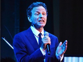 Tony-Award winning actor Brent Carver is shown here performing in his cabaret during the Stratford Festival's 2017 season.