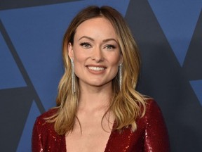 US actress Olivia Wilde arrives to attend the 11th Annual Governors Awards gala hosted by the Academy of Motion Picture Arts and Sciences at the Dolby Theater in Hollywood on October 27, 2019.