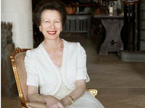 Britain's Princess Anne poses for a photo at Gatcombe Park estate, in Gloucestershire, Britain, in this undated handout photo.