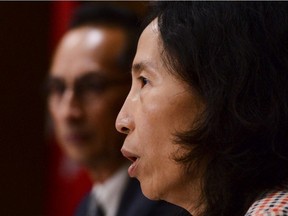 Chief Public Health Officer Dr. Theresa Tam and Dr. Howard Njoo, Deputy Chief Public Health Officer, hold a press conference in Ottawa on Tuesday, Aug. 4, 2020.