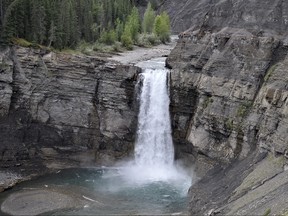 Alberta's Crescent Falls is pictured in this undated file photo.