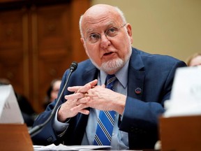 Director of the Centers for Disease Control and Prevention (CDC) Dr. Robert Redfield testifies about coronavirus preparedness and response to the House Government Oversight and Reform Committee on Capitol Hill in Washington, U.S., March 12, 2020.