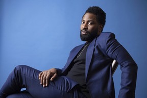 John David Washington poses for a portrait photo in Los Angeles.