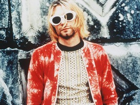 Late Nirvana frontman Kurt Cobain.