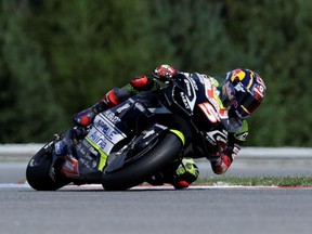 Reale Avintia Racing's Johann Zarco in action during qualifying