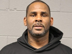 This file booking photo obtained from the Chicago Police Department on February 23, 2019, shows singer R. Kelly.