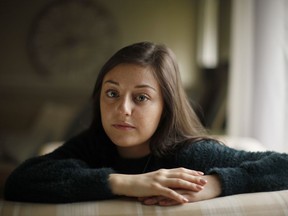 Former University of Victoria coxswain Lily Copeland is photographed at home in Brentwood Bay, B.C., on Saturday, November 16, 2019. A former member of the University of Victoria's varsity women's rowing team is suing the head coach and the university over allegations of demeaning and aggressive treatment.