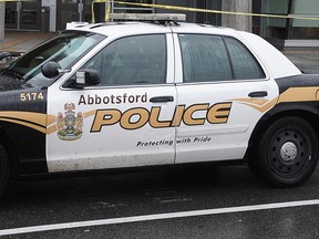An Abbotsford police vehicle is seen in this 2016 file photo.