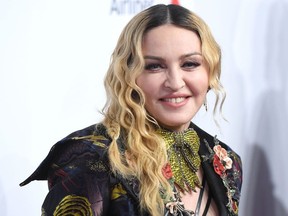 In this file photo taken on December 9, 2016 Madonna attends the Billboard Women in Music 2016 event in New York City.