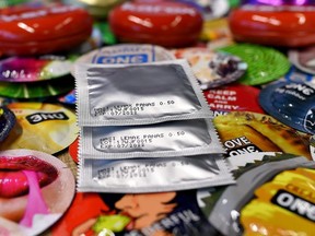 A cornucopia of condoms.