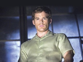 Michael C. Hall as Dexter.