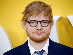 Cast member Ed Sheeran attends the U.K. premiere of "Yesterday" in London June 18, 2019.