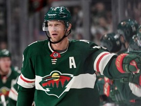 the Wild traded forward Eric Staal (pictured) to the Sabres in exchange for fellow forward Marcus Johansson, Wednesday, Sept. 16, 2020.