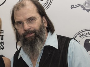 Steve Earle poses on the red carpet of The Life and Songs of Emmylou Harris: An All-Star Concert Celebration at DAR Constitution Hall in Washington on Jan. 10, 2015.