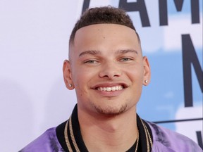 Kane Brown attends the 2018 American Music Awards Arrivals at Microsoft Theater in Los Angeles, Calif., Oct. 9, 2018.