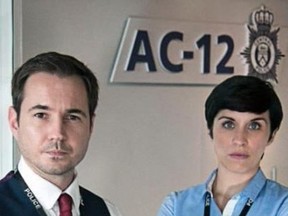Martin Compston and Vicky McClure star in Line of Duty.