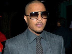 Rapper T.I. arrives at the Stevie Wonder birthday party in West Hollywood on May 10, 2018.