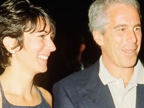 The fun couple. Jeffrey Epstein and his alleged "pimp" Ghislaine Maxwell.