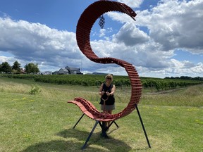 Writer Sue-Ann Levy feels right at home at Sue-Ann Staff Estate Winery.