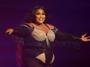Lizzo performs at Sydney Opera House on January 06, 2020 in Sydney, Australia.