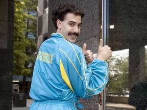 Sacha Baron Cohen in Borat.