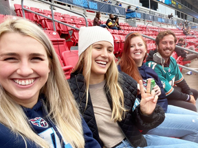 Canadian tennis star Genie Bouchard watching reported boyfriend Mason Rudolph's Pittsburgh Steelers.