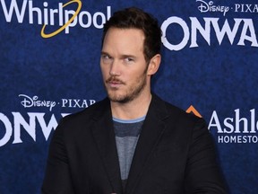 Chris Pratt arrives for Disney Pixar's "Onward" premiere at El Capitan theatre in Hollywood on Feb. 18, 2020.