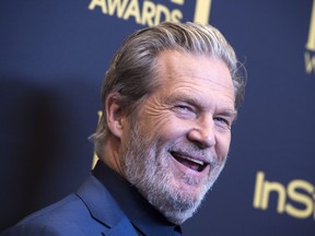 Actor Jeff Bridges attends the reveal of Miss Golden Globe 2017 during the celebration of the 2017 Golden Globe Award season by The Hollywood Foreign Press Association (HFPA) and InStyle, in West Hollywood, California, on November 10, 2016.