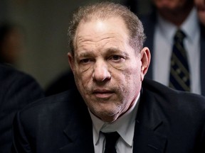 Film producer Harvey Weinstein departs Criminal Court on the first day of a sexual assault trial in the Manhattan borough of New York January 6, 2020.