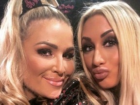 With the WWE draft, I am reunited with one of my good friends in WWE, Carmella. We both are excited to be on Smackdown!