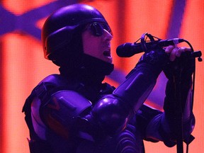 Maynard James Keenan, vocalist for Tool, performs in concert at Rexall Place in Edmonton on June 13, 2017.