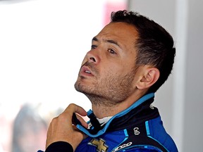 NASCAR Cup Series driver Kyle Larson prepares for practice at the Daytona 500 at Daytona International Speedway.