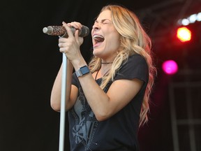 American country artist Leann Rimes sings at the Bud Country Fever music festival on Friday June 26, 2015 at Evergreen Park in Grande Prairie, Alta.