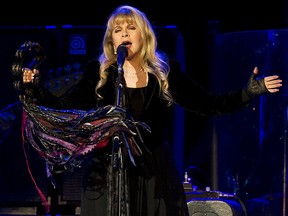 Stevie Nicks of Fleetwood Mac performs at Rexall Place in Edmonton, Alta. on Wednesday, May. 15, 2013.