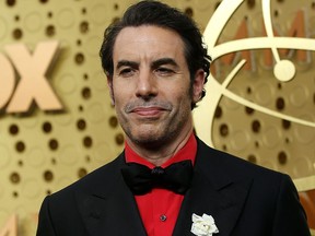 Sacha Baron Cohen arrives for the Primetime Emmy Awards in Los Angeles September 22, 2019.