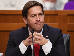 Sen. Ben Sasse (R-NE) looks on during the fourth day of the Supreme Court confirmation hearing for nominee Judge Amy Coney Barrett before the Senate Judiciary Committee on Capitol Hill on October 15, 2020 in Washington.