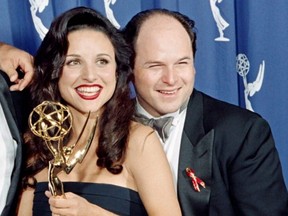 "Seinfeld" stars Julia Louis-Dreyfus and Jason Alexander (pictured) will join Larry David in a fundraiser for the Texas Democratic Party ahead of the upcoming U.S. election.
