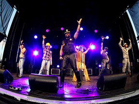 The Village People perform on the Koodonation Stage at the K-days on Wednesday July 23, 2014.