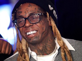 Lil Wayne attends Lil Wayne's "Funeral" album release party in Miami, Feb. 1, 2020.