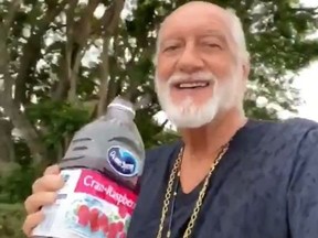 Mick Fleetwood joined TikTok to recreate the viral video of a man drinking cranberry juice while lip-syncing Fleetwood Mac song "Dreams".
