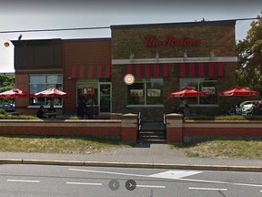 A Tim Hortons store in Nanaimo, B.C.