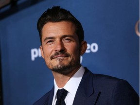 Orlando Bloom attends the LA premiere of Amazon's "Carnival Row" at TCL Chinese Theatre on August 21, 2019 in Hollywood, California.