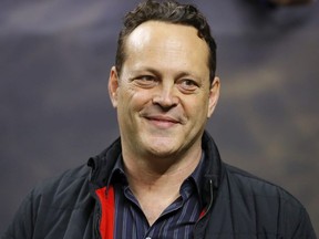 Actor Vince Vaughn looks on prior to the College Football Playoff National Championship game between the Clemson Tigers and the LSU Tigers at Mercedes Benz Superdome on January 13, 2020 in New Orleans, Louisiana.
