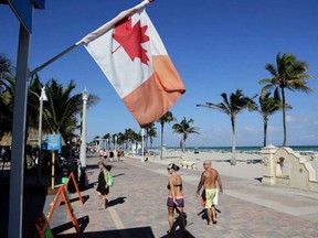 Canadian snowbirds spending winter in Florida.